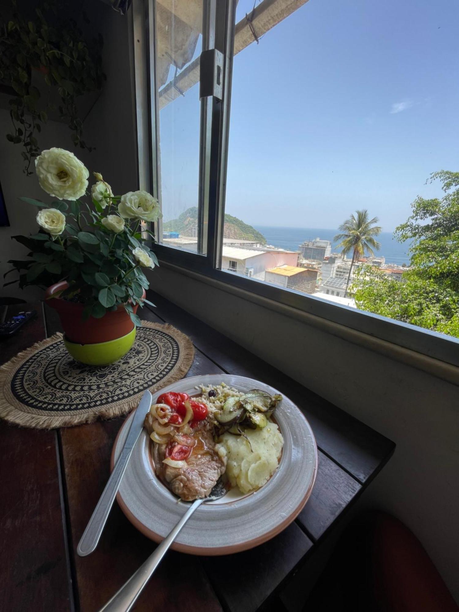 Casa De No Leme Vista O Mar No Morro Babilonia * Río de Janeiro